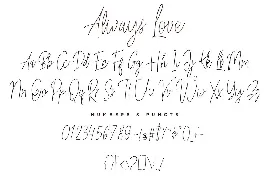 Always Love font