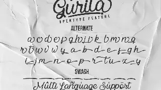 Gurita - Handwritten Elegant Font