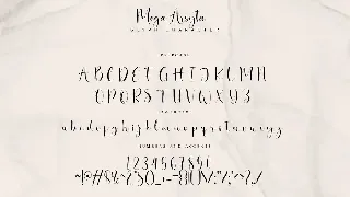 Mega Arsyta Script Handwritten Font