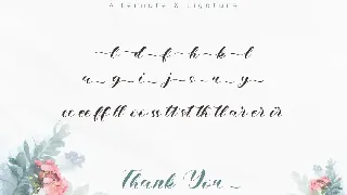 Whitney - Calligraphy Font