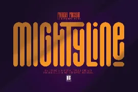 Mightyline font