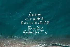 Anyer Beach - Handwritten Font