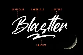 Blastter - Brush Font