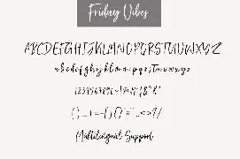 Friday Vibes font