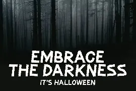 Domain Font - Modern Spooky Typeface