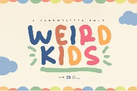 Weird Kids | A Handwritten Font