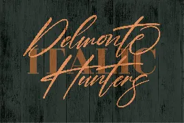 Delmonte Hunters Signature Script font