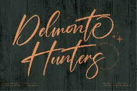 Delmonte Hunters Signature Script font