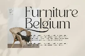 Badoga Modern Serif Font