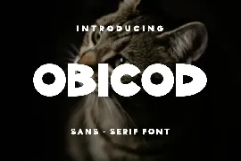 Obicod Font