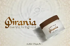 QIRANIA font