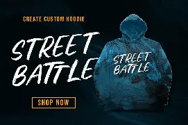 Battle Skill - Brush Font