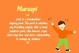 Marsupi - Cute Font