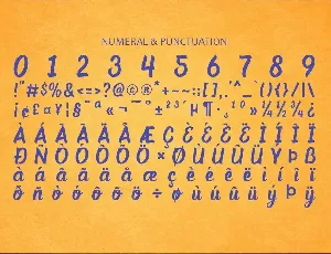 Moniamark font