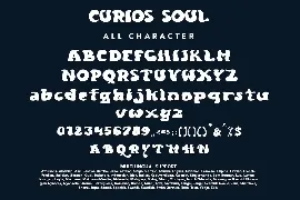 Curious Soul - Spooky Dislay Font