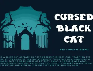 Curious Soul - Spooky Dislay Font