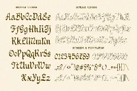 Holystain font