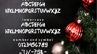 Christmas  Summer Font