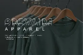 Brovaire Apparel - Decorative Font