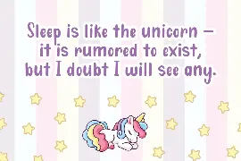 Unicorn Fold - Layered Crafty Font