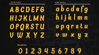 Querty Burger font