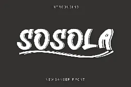 Sosola font