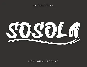 Sosola font