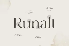 Runalto - Luxury Serif Font