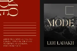 Modesfa - Modern Display Serif font