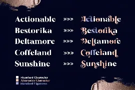 Bestorika - Beautiful - Modern Serif font