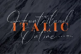 Hunterland Ontime Signature Font