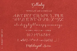 Gellathy  New Font