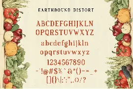 Earthbound - Organic Typeface font