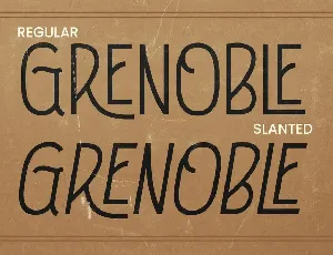 Grenoble font