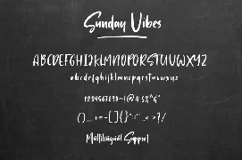 Sunday Vibes font