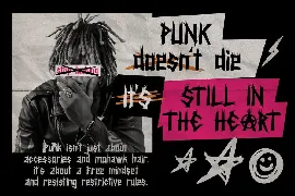 Brainoise - Punk Display Font