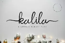 Kalila Script font