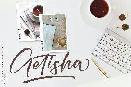 Getisha Modern Handwritten Font