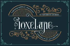 Roxelane - Vintage Display Font