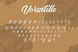 Vorsatille Modern Script Font