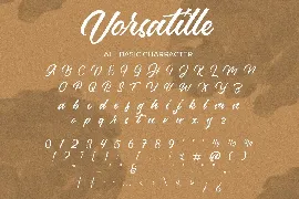 Vorsatille Modern Script Font