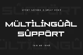 Engine - Sport Modern Font