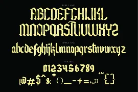 Lightbound font