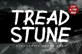 Treadstune - Decorative Font