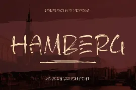 Hamberg Modern Brush Font