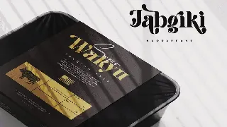 Jabgiki - Bold Serif font