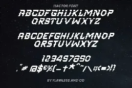 Hactor font