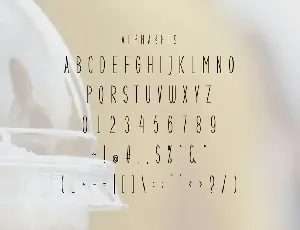 Tencilyn Font