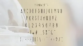 Tencilyn Font