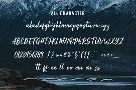 The Alaska - Modern Calligraphy font